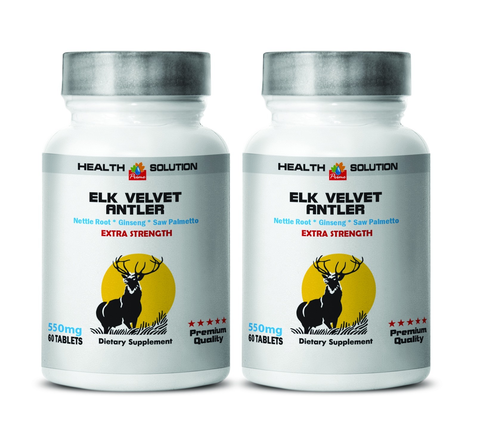 natural remedies capsules – ELK VELVET ANTLER – health of the kidneys – 2 Bottle
