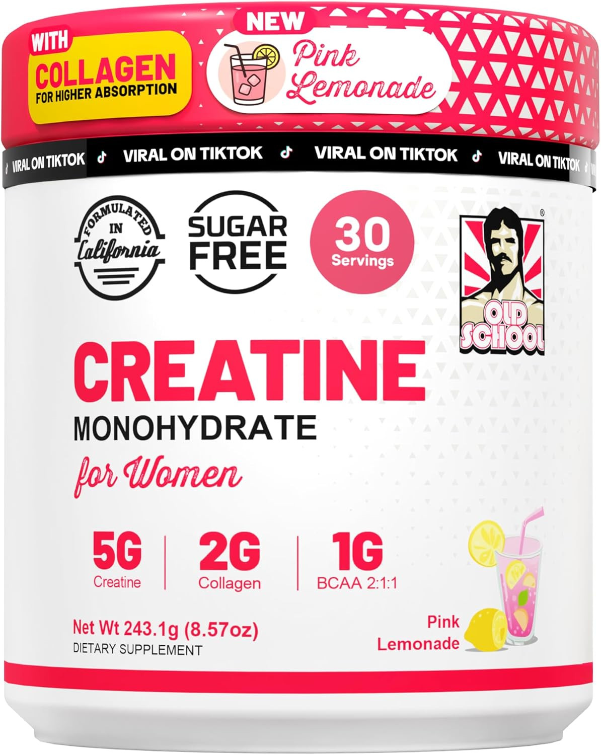 Creatine for Women–Post-Workout Supplement with 5000Mg Creatine Monohydrate Powd