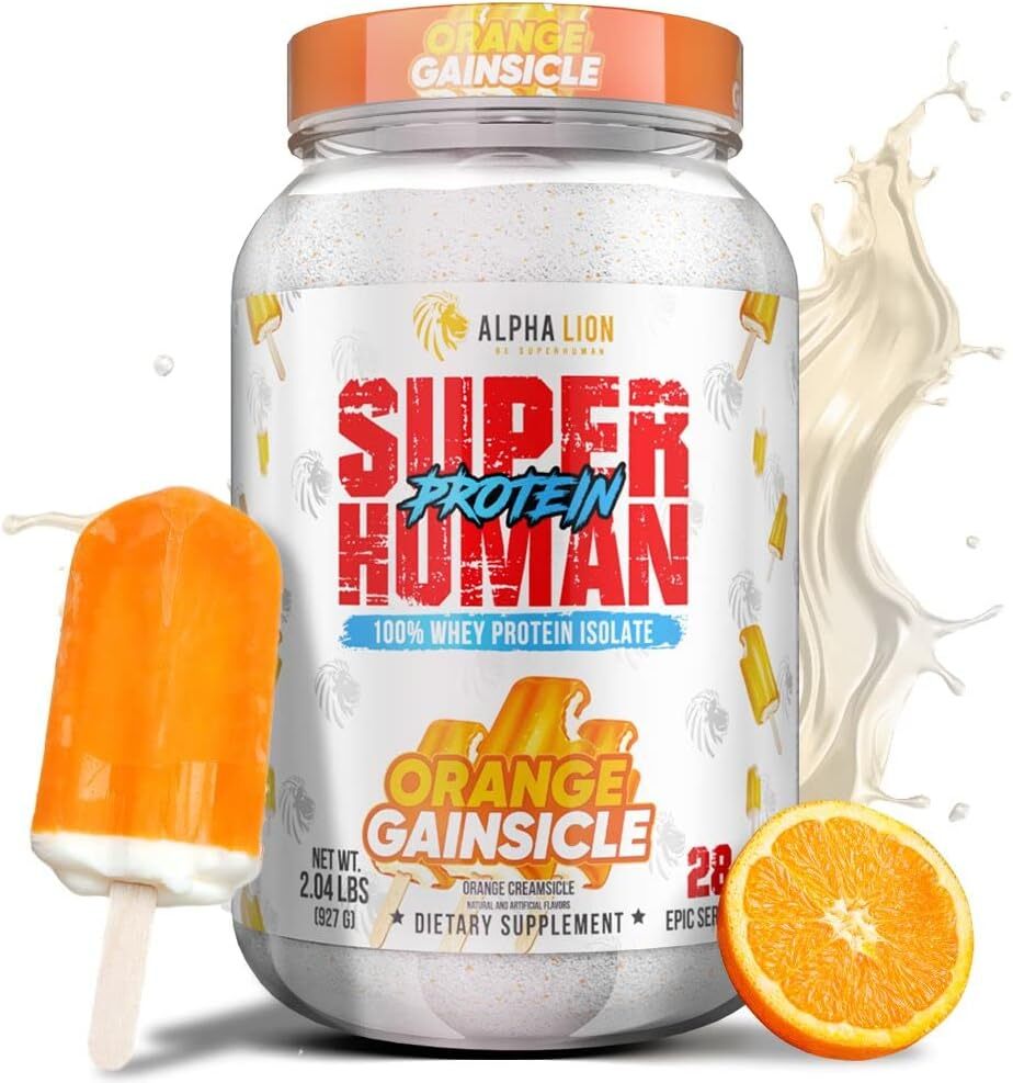 Alpha Lion Superhuman Protein 100% Premium Whey Isolate 28 Servings 5 Flavors