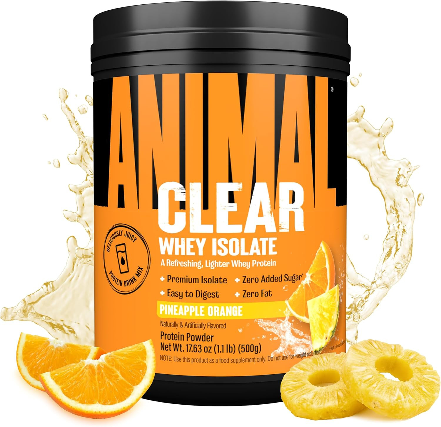 Clear Whey Isolate Protein Powder – Easy to Digest and Mix, 5G BCAA, Deliciously