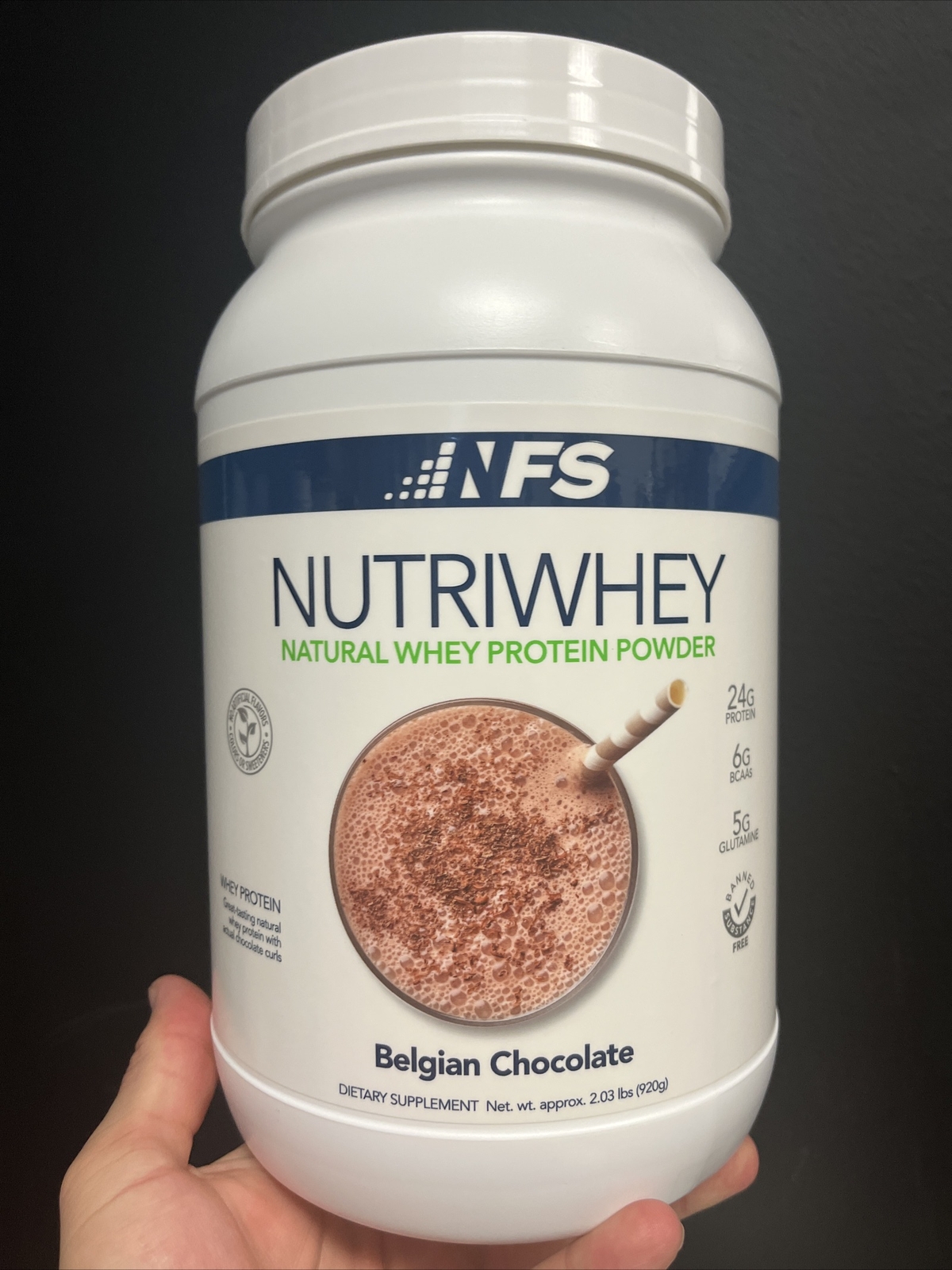 NF Sports NutriWhey 2 Lbs. Belgian Chocolate EXP.07/2024
