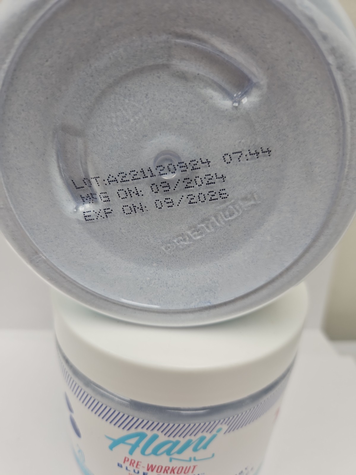 Alani Pre-workout Powder Blue Slush 20 Servings Energy EXP 9/26 2 Packs ! (B20)