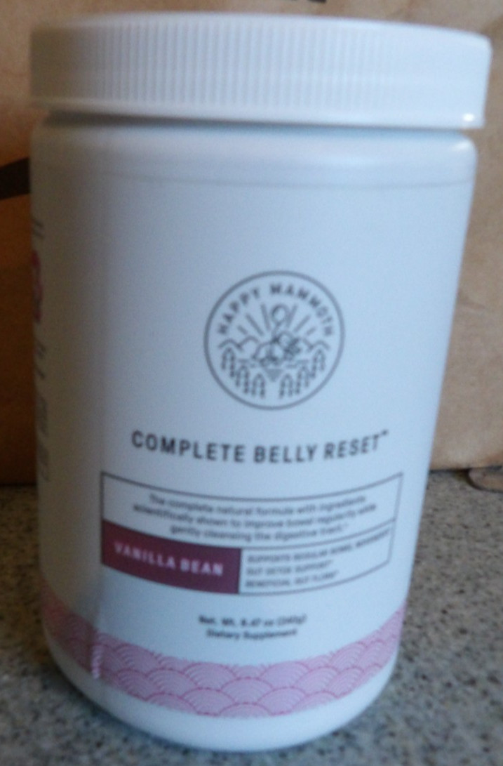 BRAND NEW SEALED – Happy Mammoth Complete Belly Reset – Vanilla Bean exp. 11/26