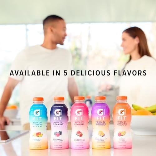 Electrolyte Beverage, Healthy Hydration Drink, Tropical Mango Flavor, 12 Pack (1