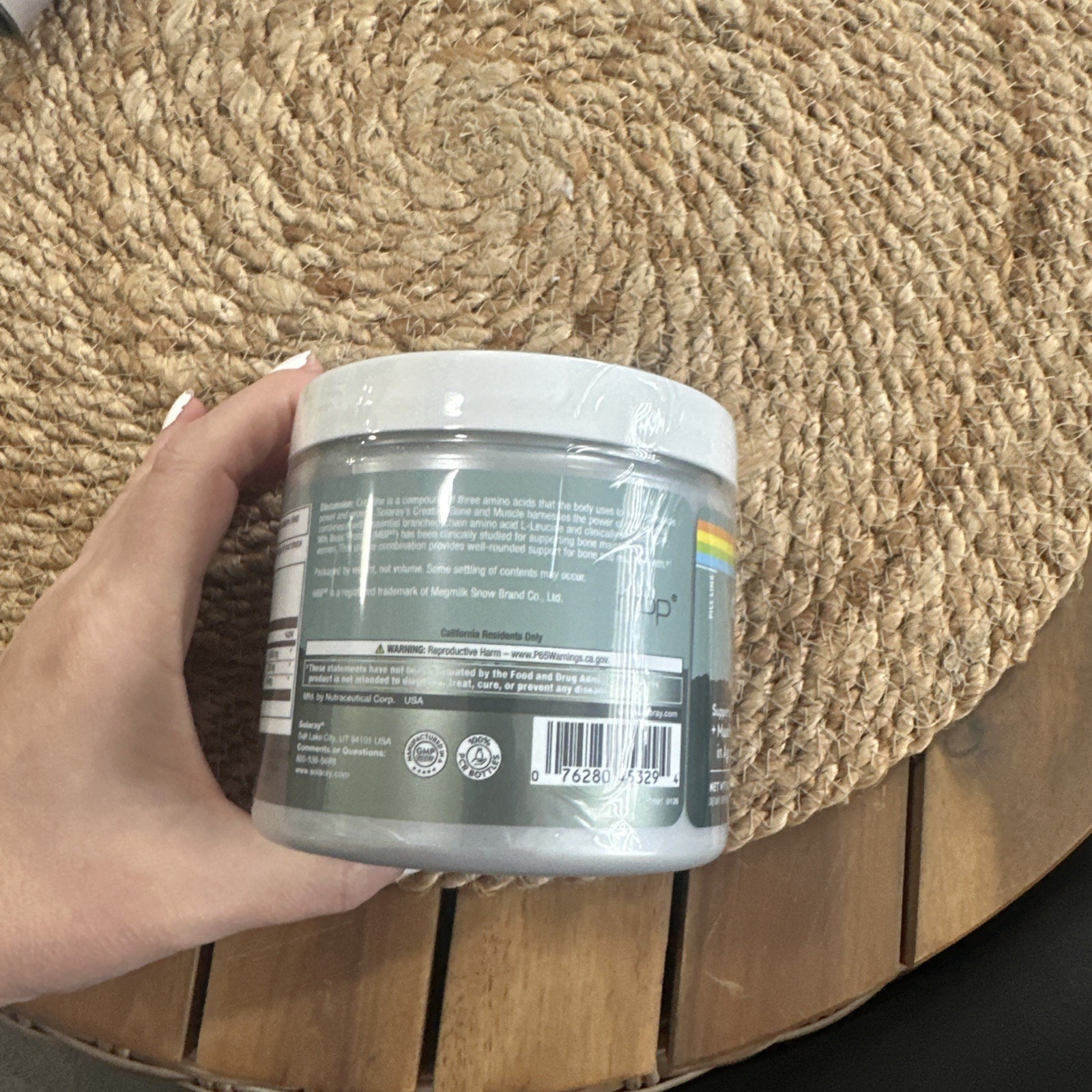 Solaray Creatine MBP BONE&Muscle Support Unflavored Powder