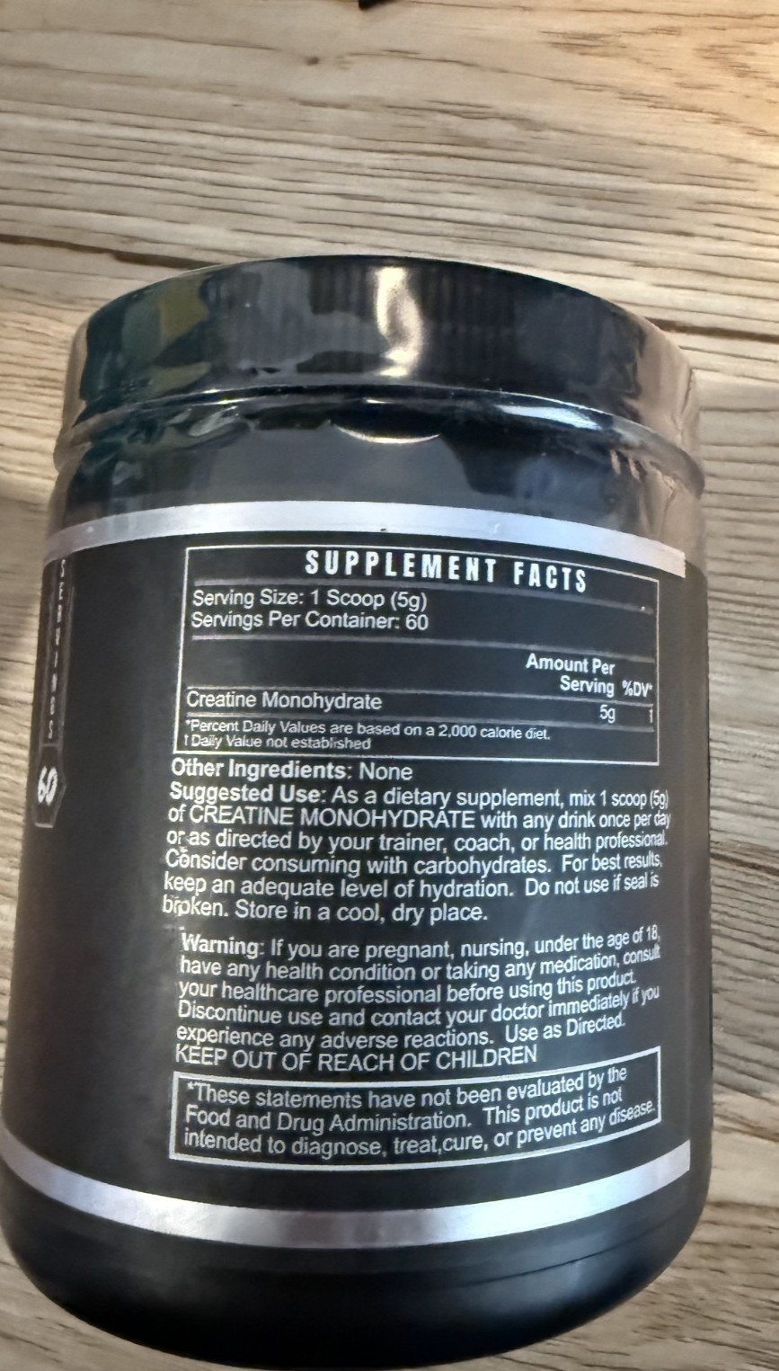 Creatine Monohydrate Powder Unflavored Creatine Powder 60 Servings EXP 9/27 NEW