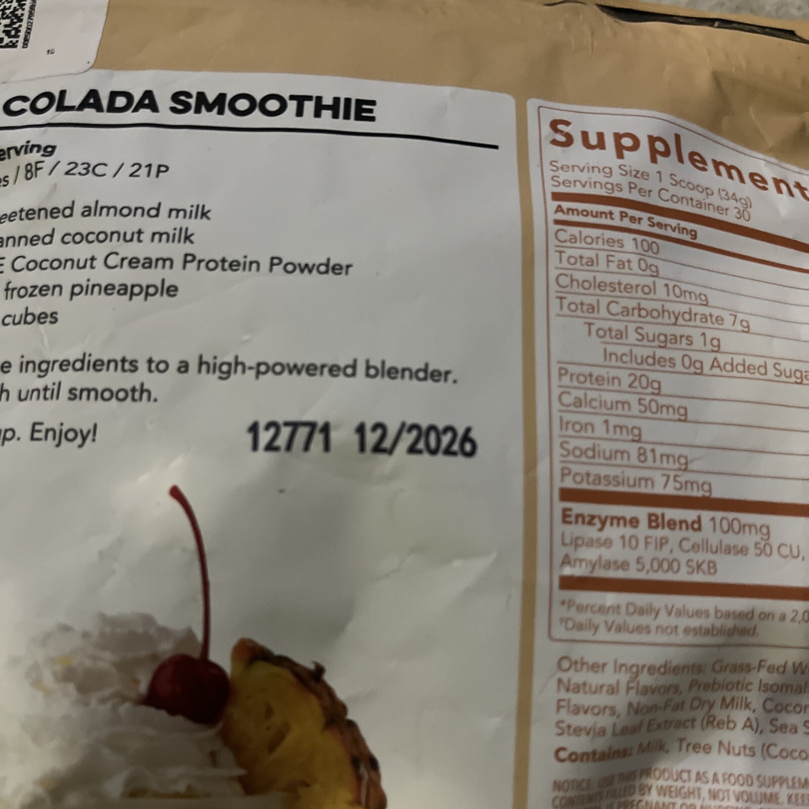 Grass Fed Whey Protein