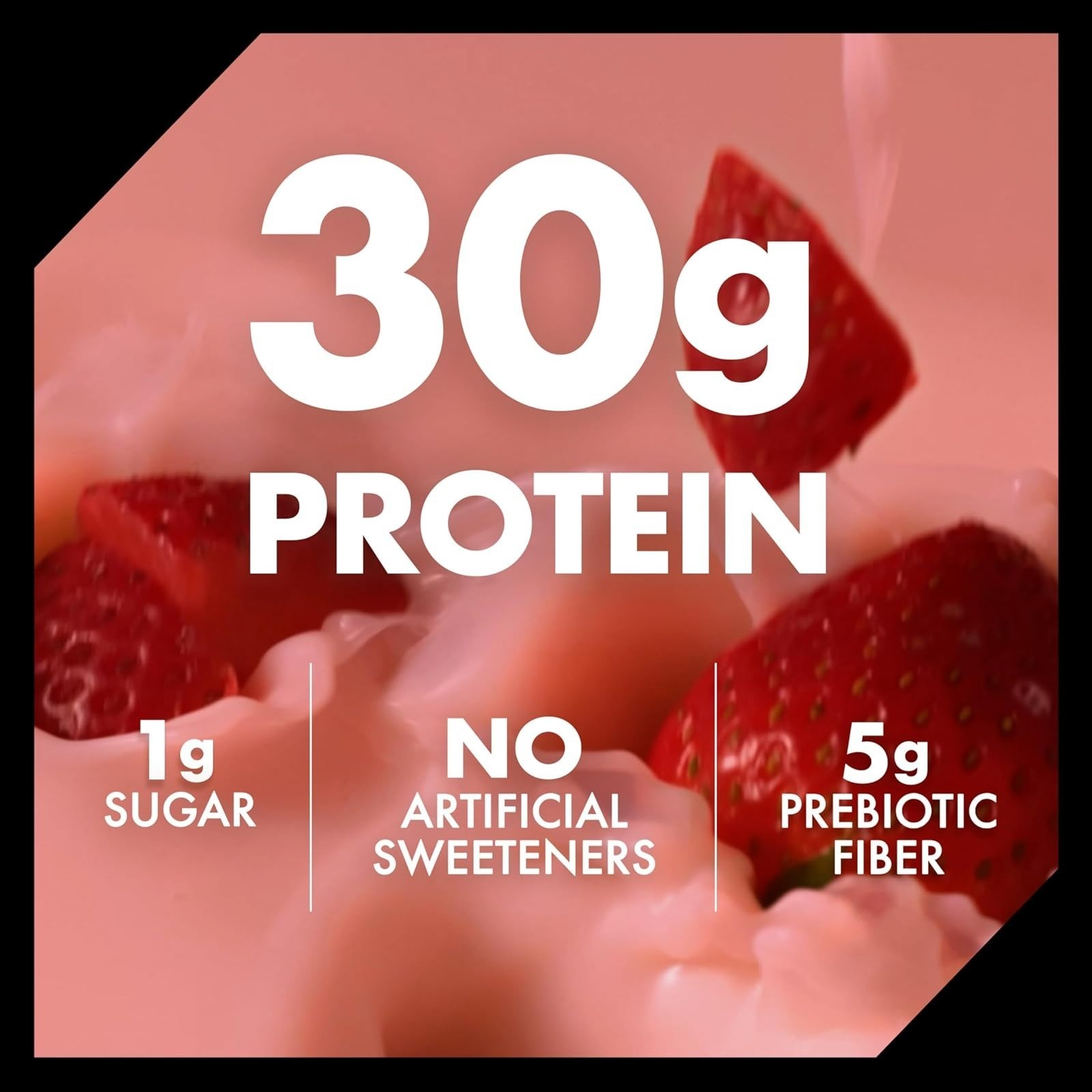 Oikos Strawberry Protein Shake 30g, Ready to Drink, 12 fl oz, 4 Count