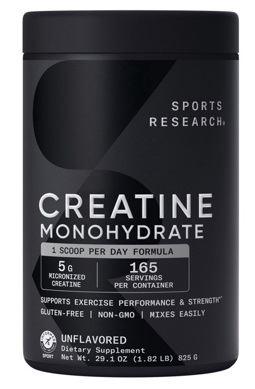 165 Servings…Sports Research Micronized Creatine Monohydrate – 29.1 Oz