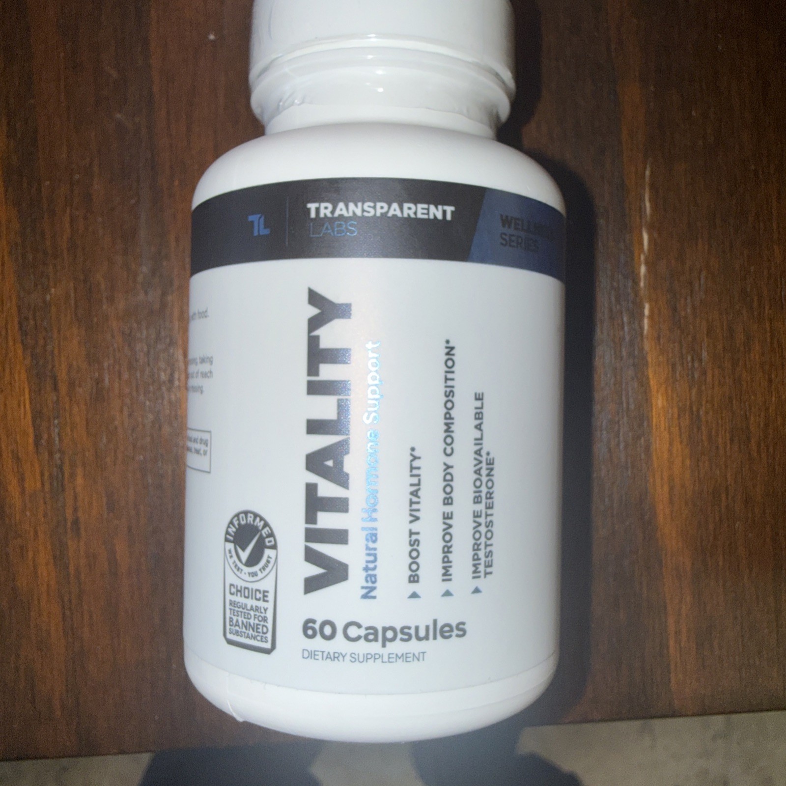 Transparent Labs Vitality Natural Hormone Support 60 capsules