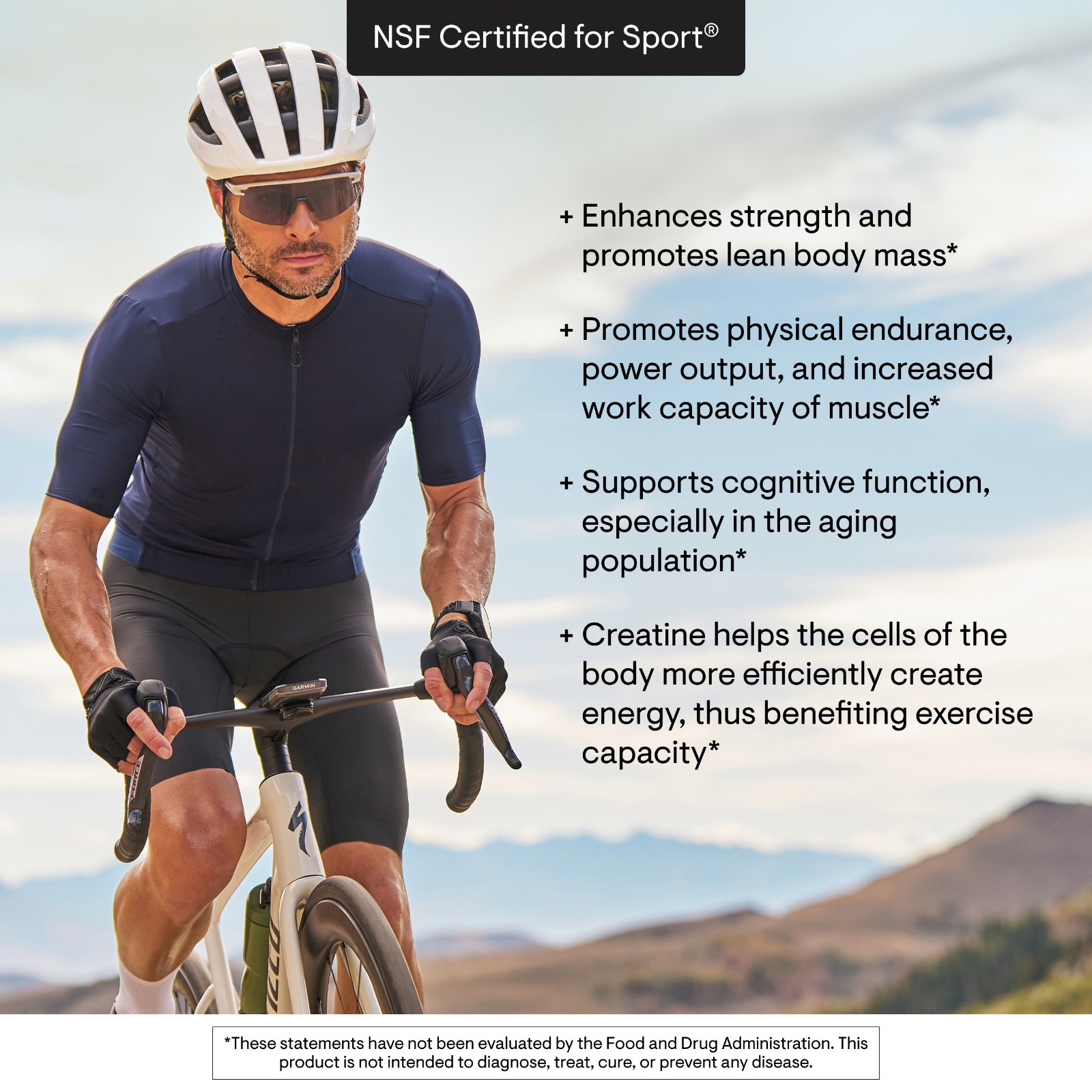 THORNE Micronized Creatine Monohydrate Powder Unflavored 5g 90 Serv NSF Sport