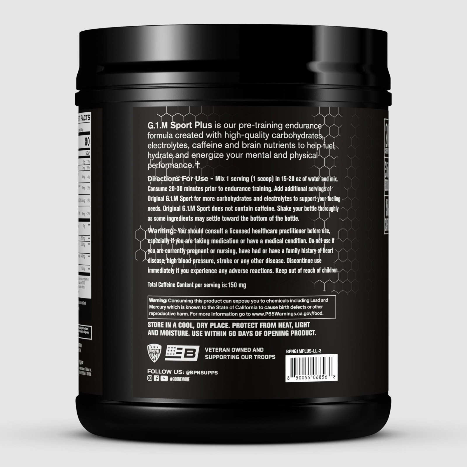 Endurance Pre-Workout Powder – Lemon Lime | 25 Servings | Energy, Focus, Electro