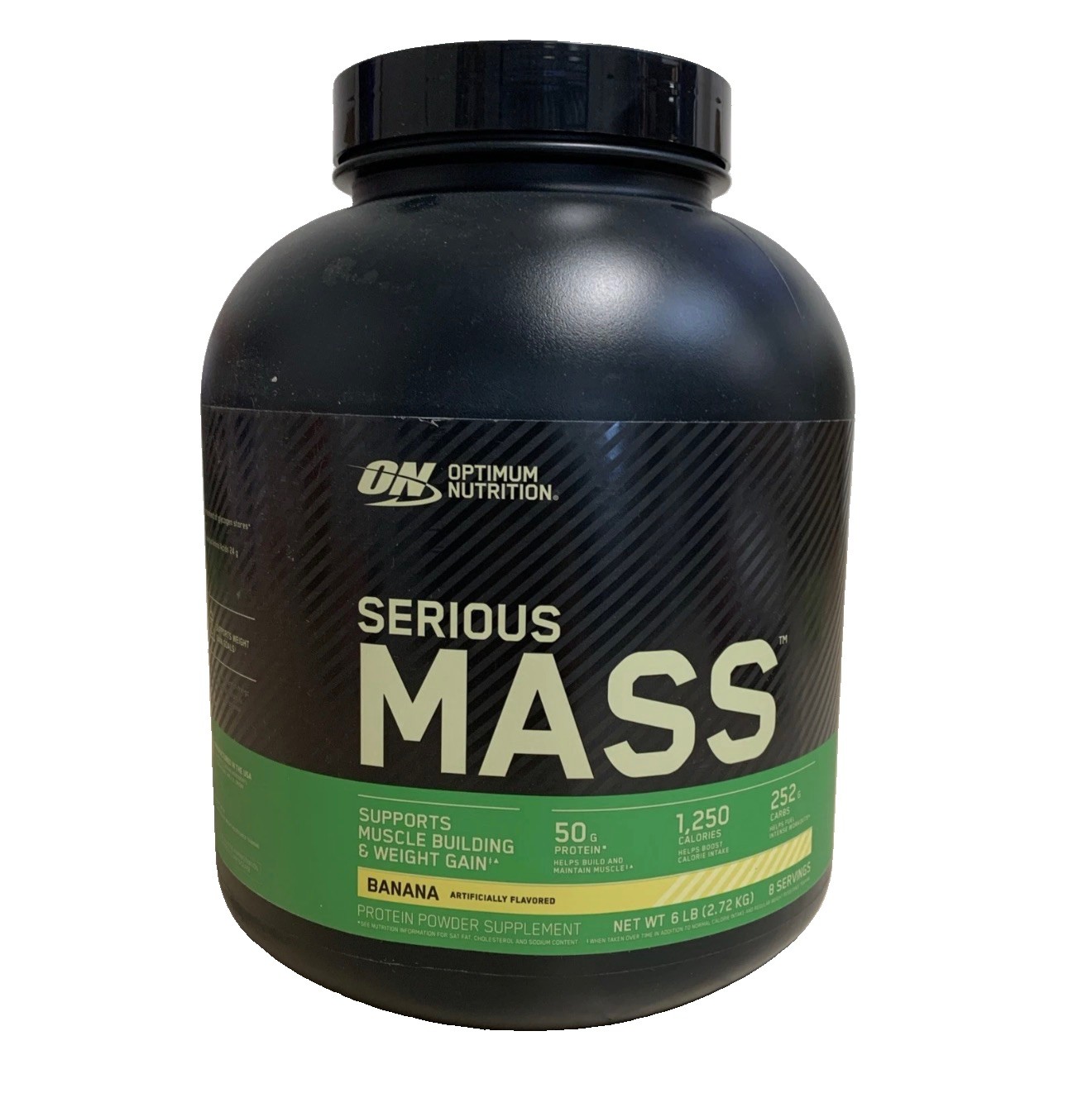 ON – Optimum Nutrition Serious Mass Banana Protein Powder – 96oz Exp 10-2027