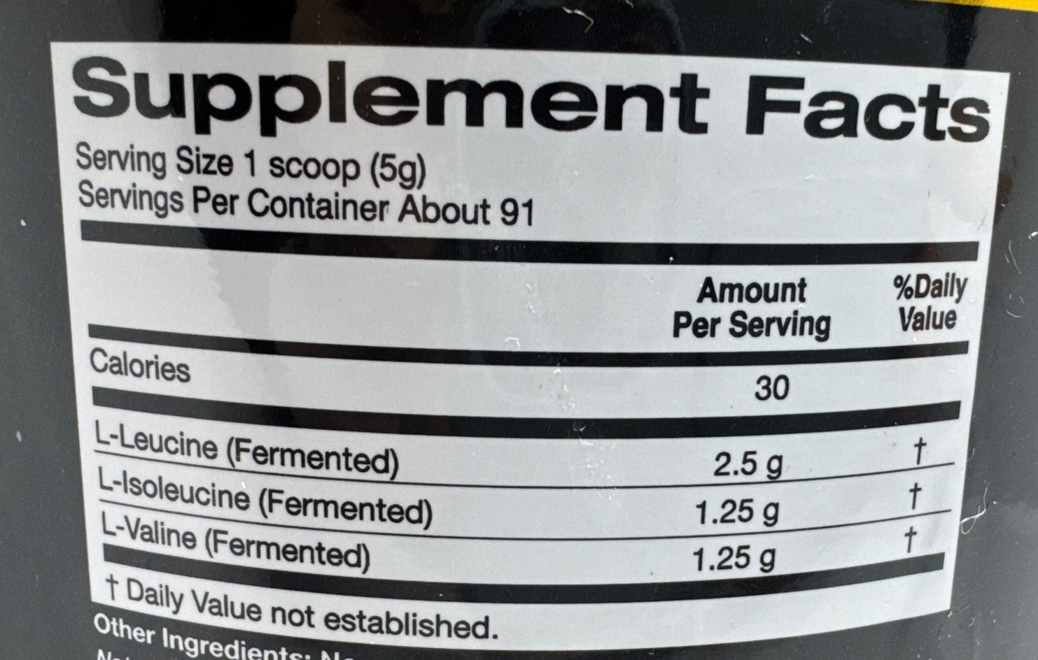 California Gold Nutrition Sport BCAA Powder Branched Chain Amino Acids 454g 2/27