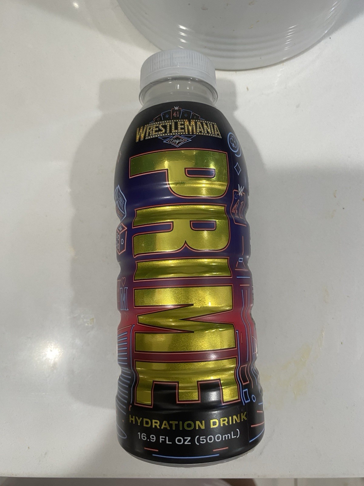 Prime Hydration Drink Wwe Wrestlemania 41 Las Vegas Exclusive Logan Paul EMPTY