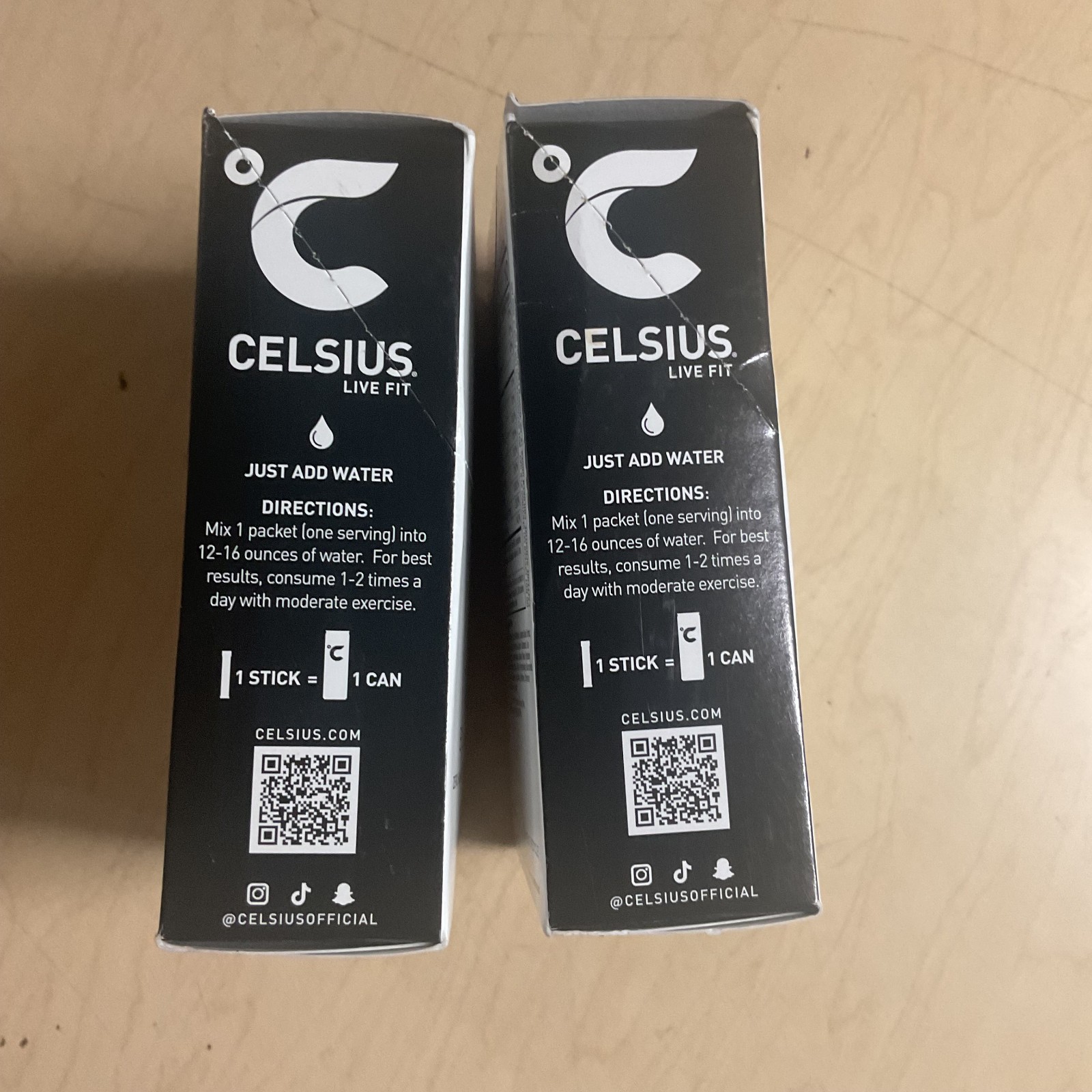 2X Celsius on-the-go Essential Energy Drink Mix Packets Dragonfruit Lime 01/2028