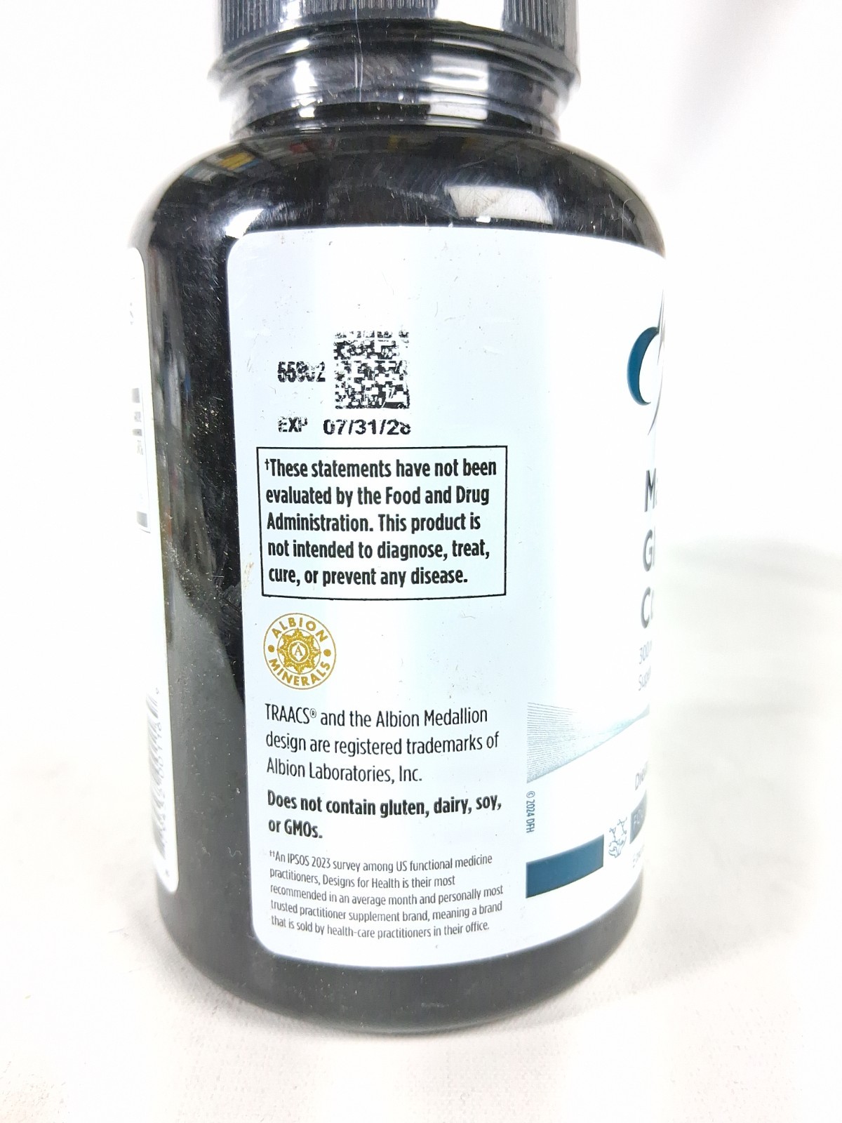 Magnesium Glycinate Complex – High Absorption, 300 MG per serving Exp:07/31/2028