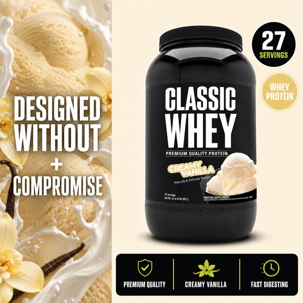 Nutrabio Classic Whey Protein Powder- 25G Of Protein Per Scoop – Full-Spectrum