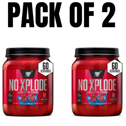 BSN NO-XPLODE 3.3 – Blue Raspberry – 2.45 lb (Pack of 2)