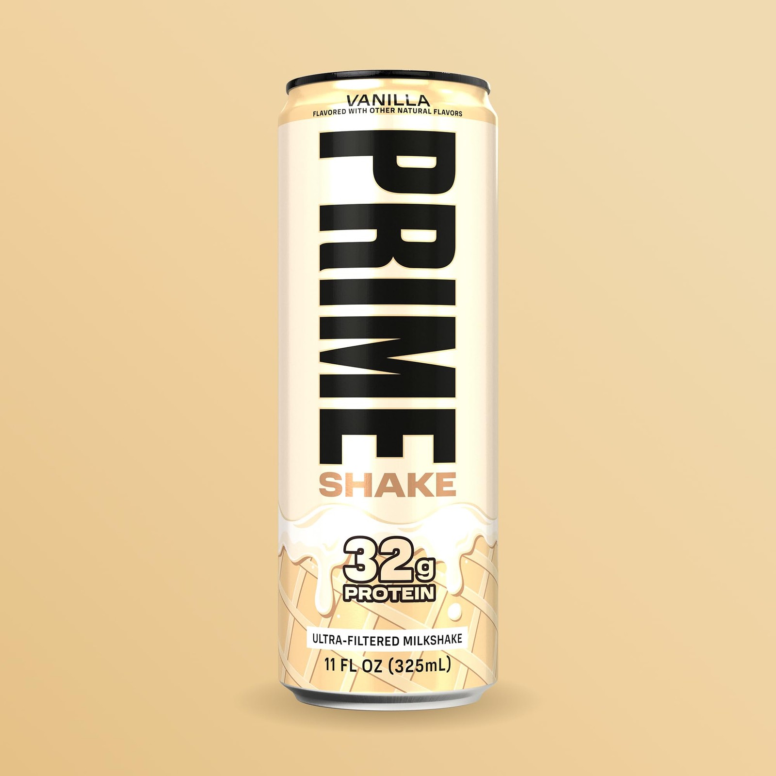 PRIME Shakes, Vanilla, 32g Protein Shake for Muscle 11 Fl Oz (Pack of 12)