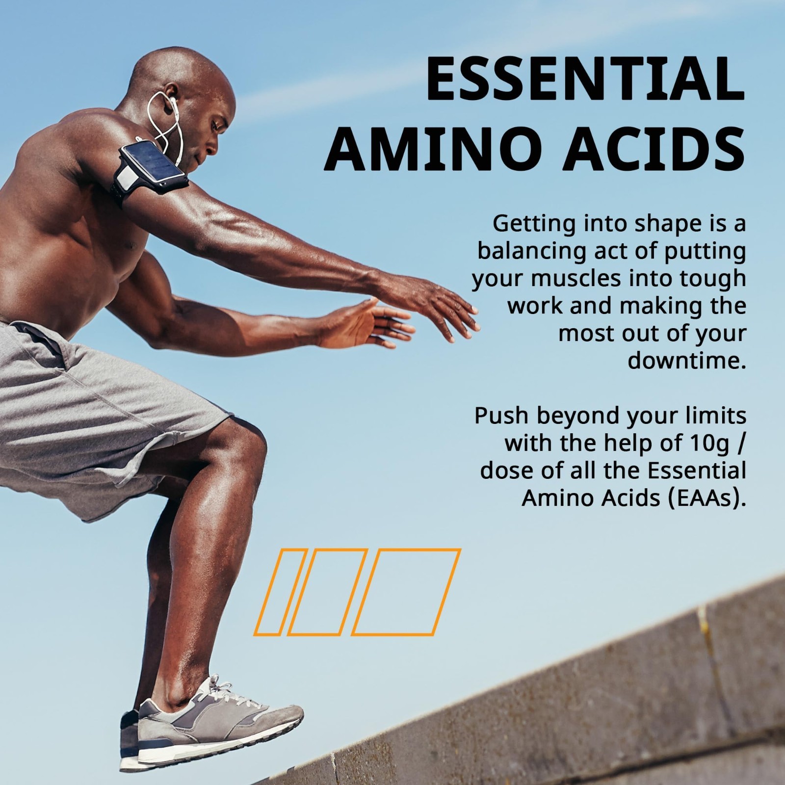 Amino Acids Powder for Muscle Recovery & Growth – 10g EAAs, 7g BCAAs, 448g