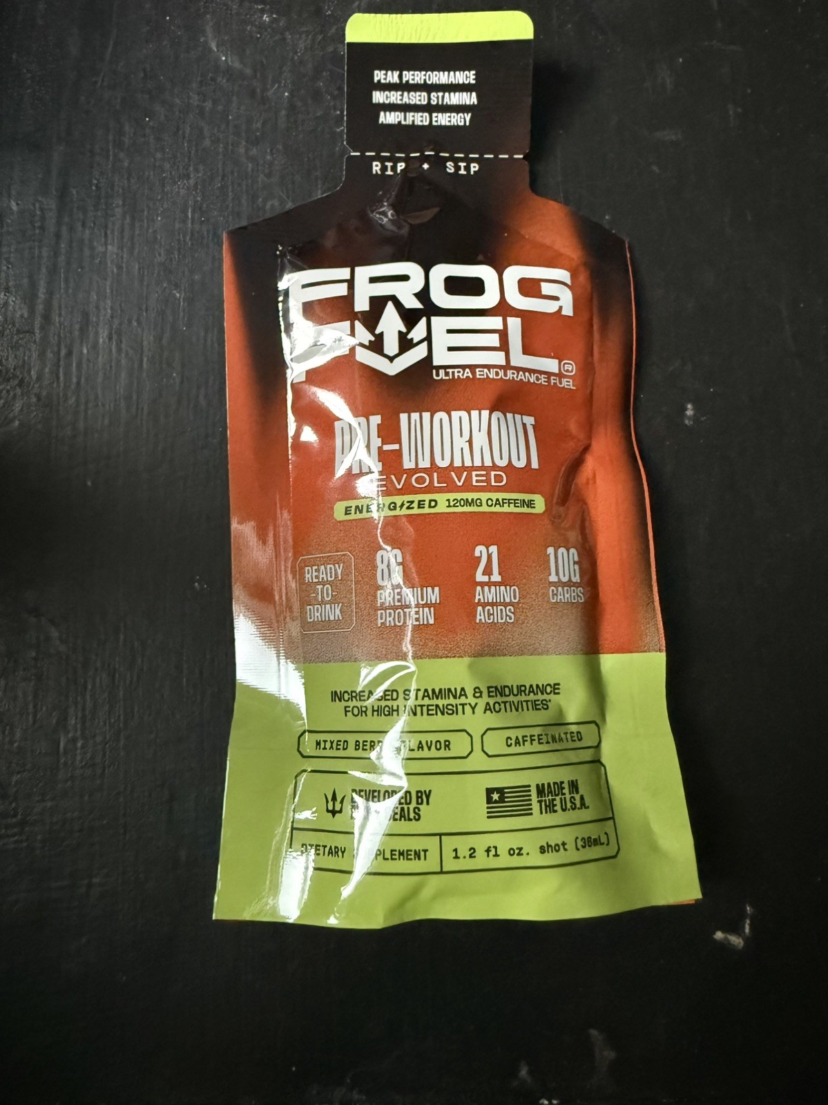 FROG FUEL ULTRA ENERGIZEDPRE-WORKOUT SPORTS ENERGY GEL, 1 FL OZ PACKET*