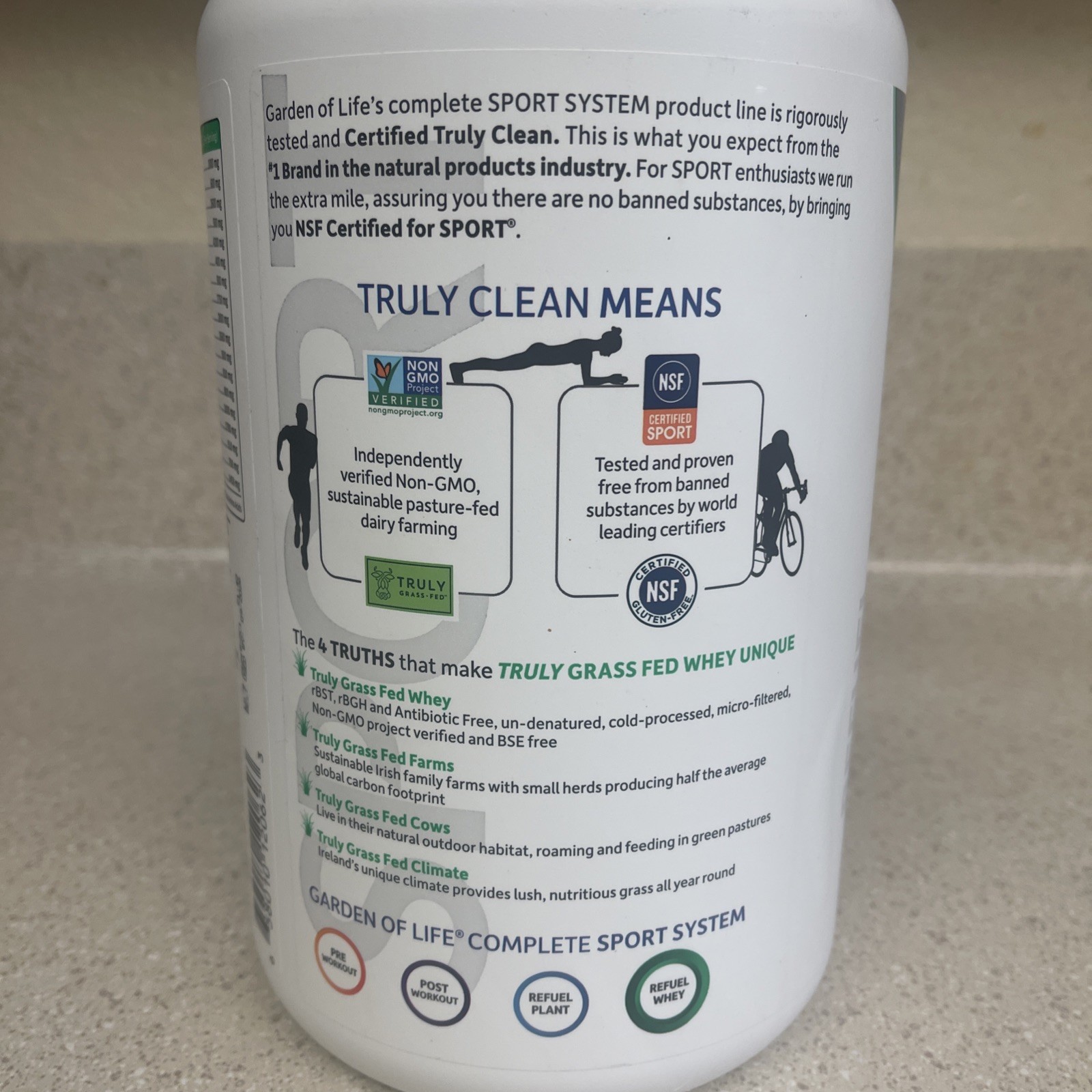 Garden of Life SPORT Certified Grass Fed Whey – Chocolate (20 Servings) EXP 9/26