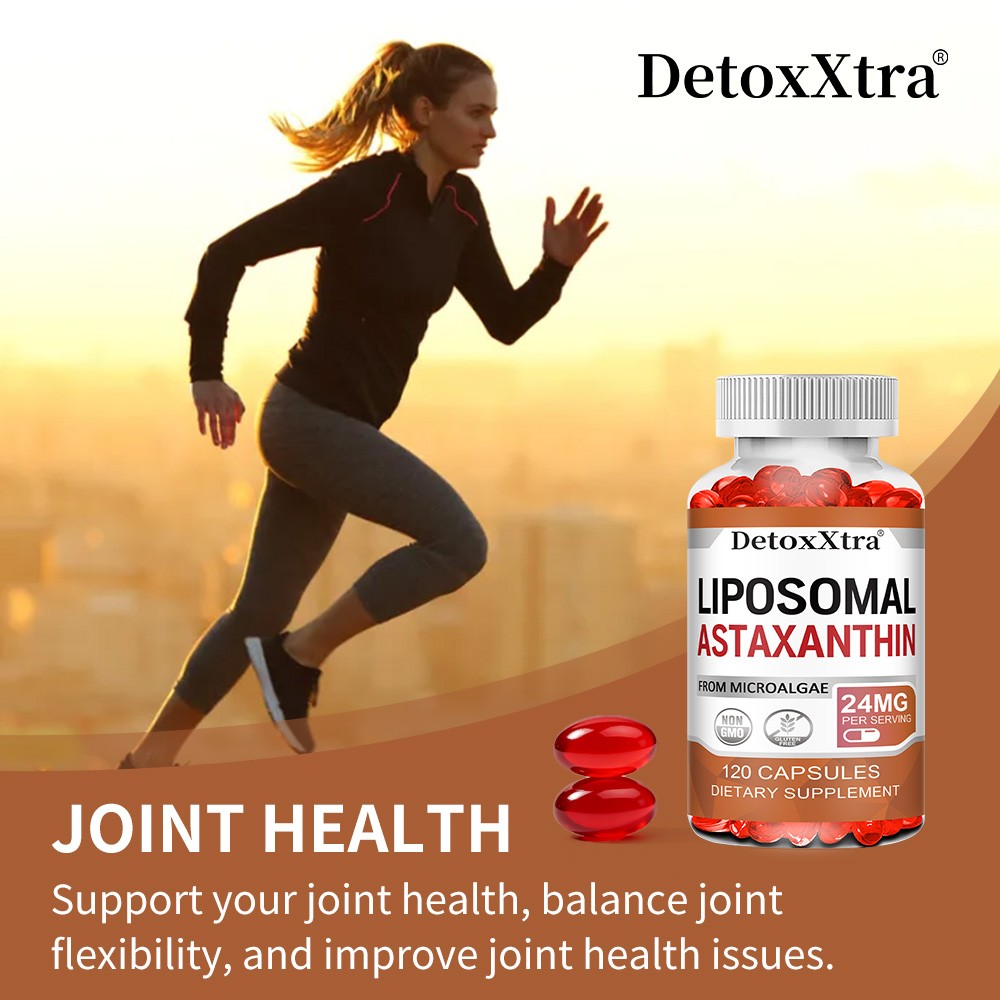 Liposomal Astaxanthin Supplement,120 Capsules,Joint,Eye,Skin And Immune