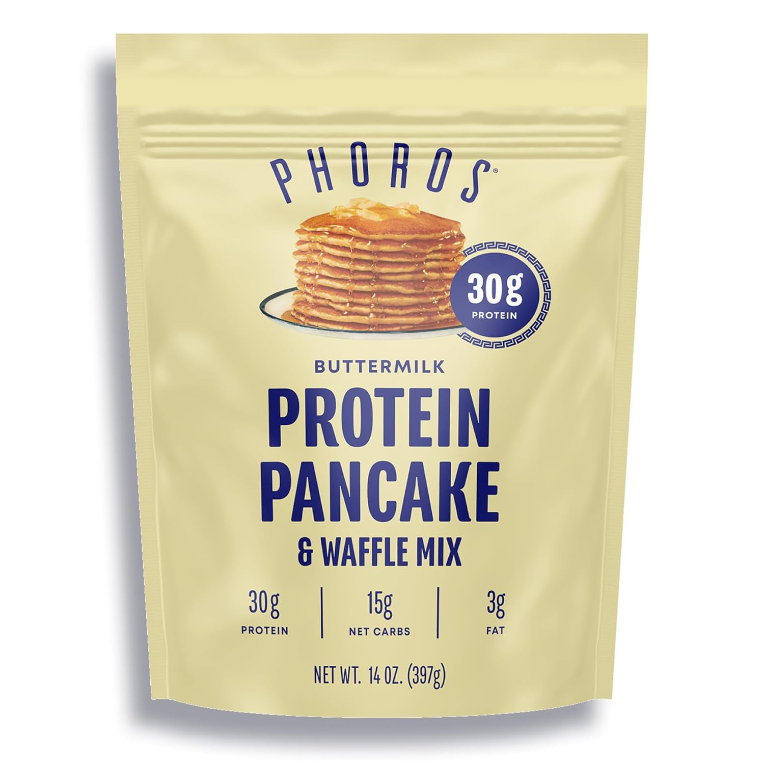Protein Pancake Mix & Protein Waffle Mix by Phoros Nutrition 30G of Protein