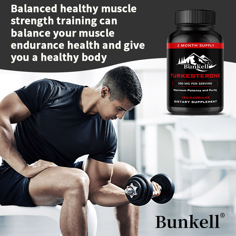 Turkesterone Improve Athletic Performance Balanced Muscle Strength 30-120 Pills