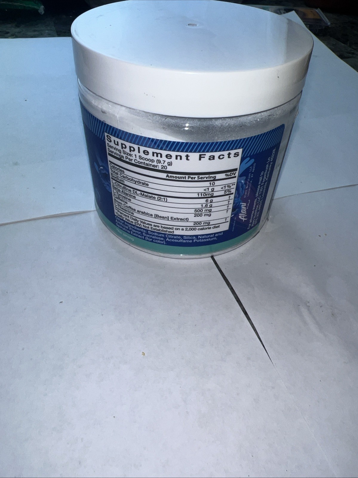 Alani Nu Pre-Workout Breezeberry 6.8 oz 20 Servings – New-Exp:06/2026