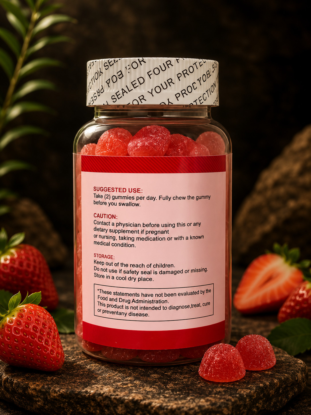 Creatine Monohydrate Gummies – 60 Gummies – 5000mg – Muscle Strength and Energy
