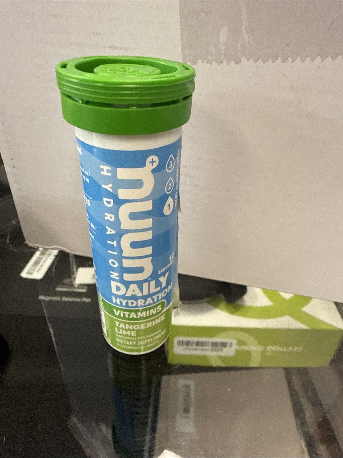 nuun hydration 12 tablets Tangerine Lime Vitamin EXP 08/27