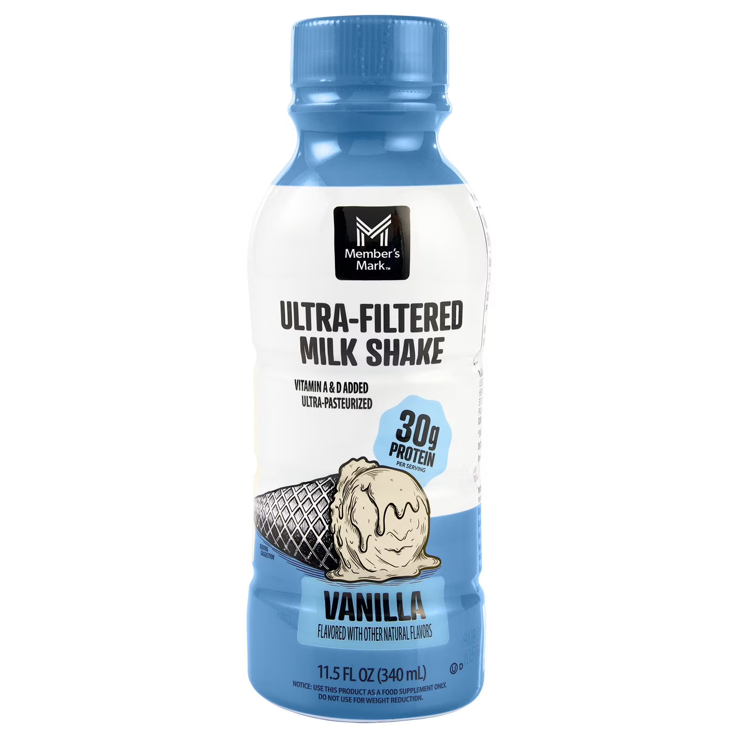 Member’s Mark Ultra-Filtered Milk Shake, Vanilla, 11.5 fl. oz., 12 pack