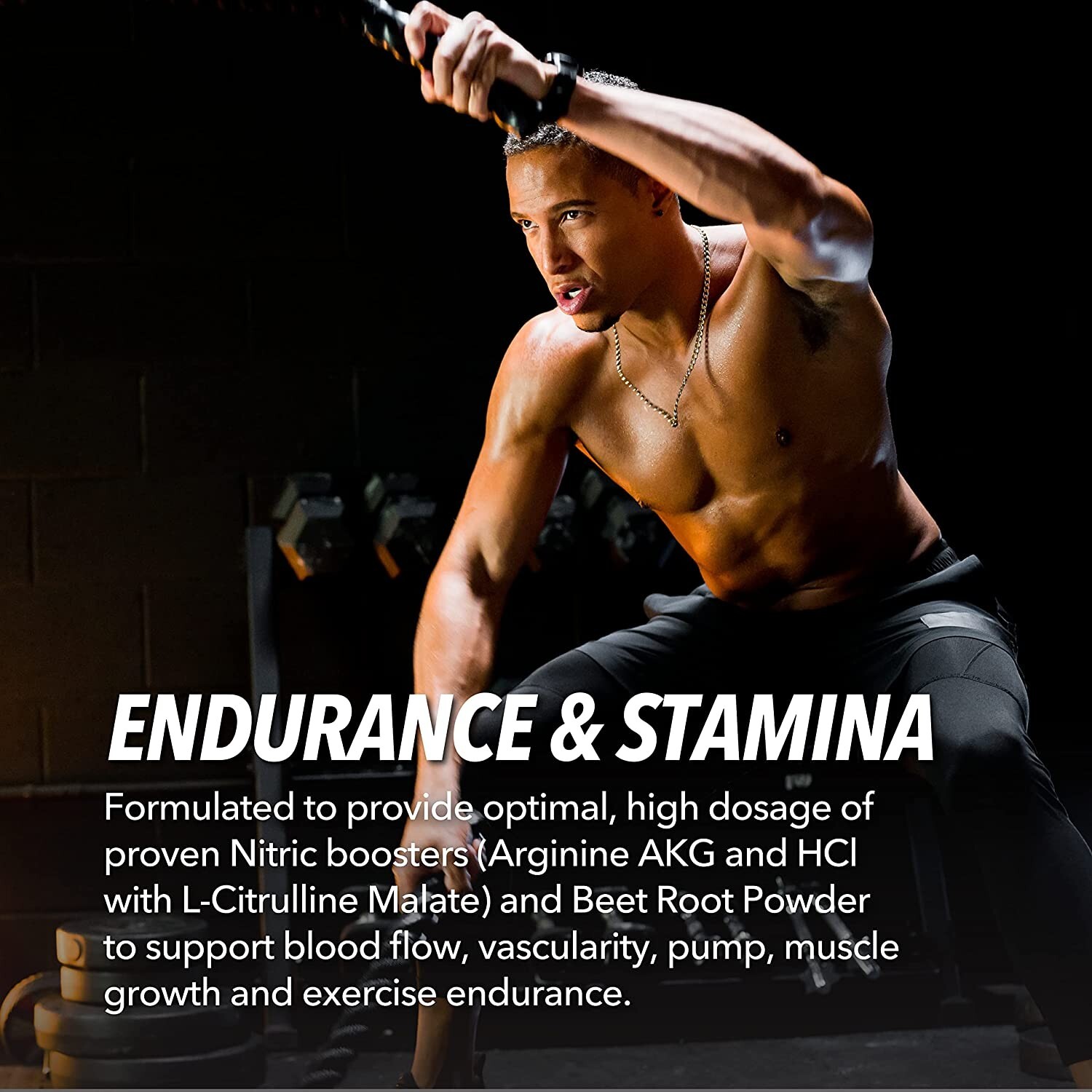 L-Arginine Capsules | Ultimate Performance & Endurance Supplement, 120 Count