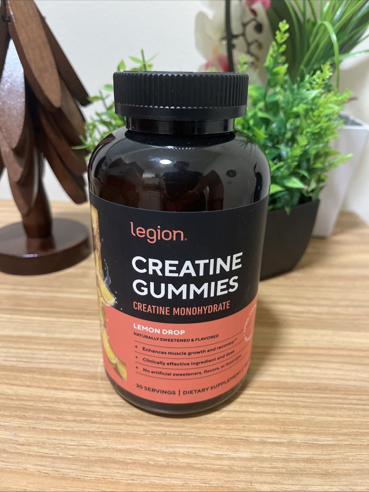 Legion Creatine Gummies Lemon Drop – Creatine Monohydrate – 150 ct – Exp 03/2027