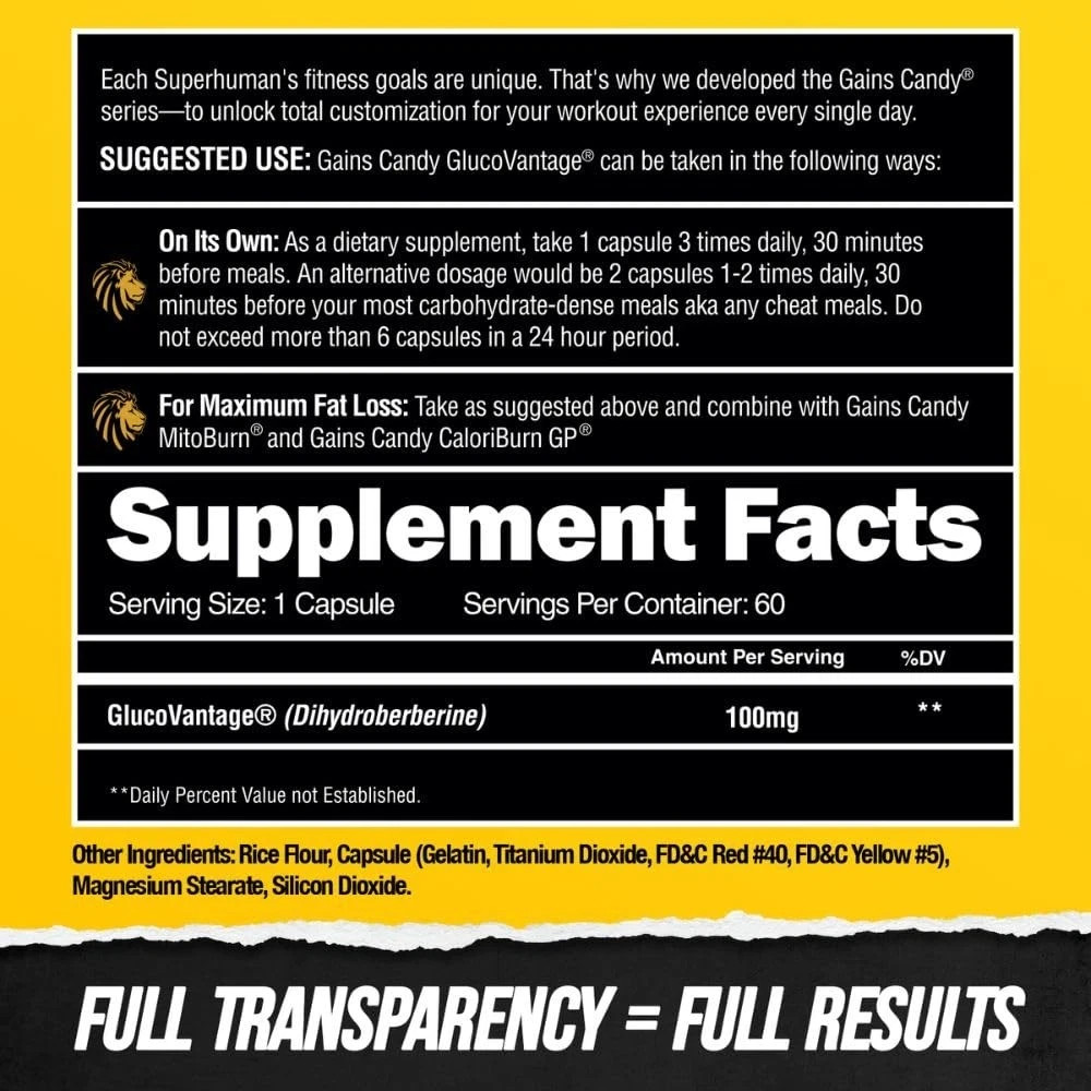 ALPHA LION Gains Candy, Supplement Pills That Support Weight Loss, Muscle Bui…