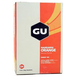 Gu Energy Gel Mandarin Orange + Caffeine 24 pckts