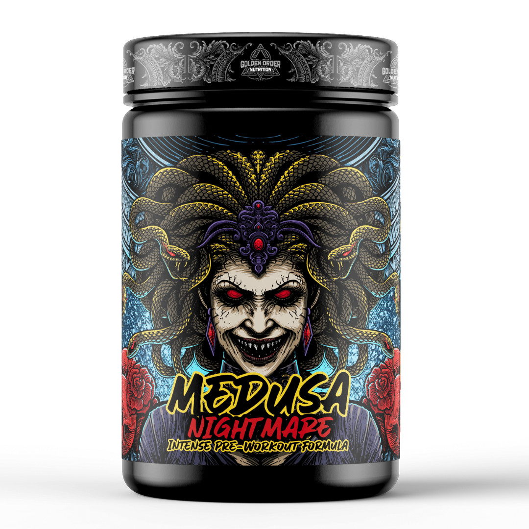 Golden Order Medusa Preworkout • Huge Pump • Focus • Energy • Power • Endurance