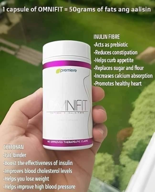 Omnifit by JC (Premiere) Chitosan from Iceland and Inulin Fiber,Bottle: 30 Caps