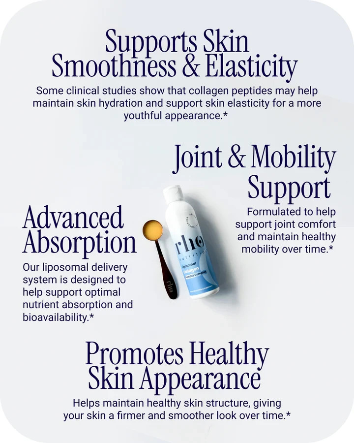 Liposomal Marine Collagen Peptides | Skin Hair Nail Joint Support