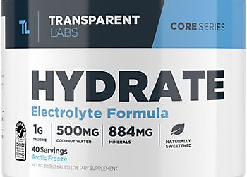 Hydrate Electrolyte Formula – Arctic Freeze (0.69 Lbs./ 40 Servings)