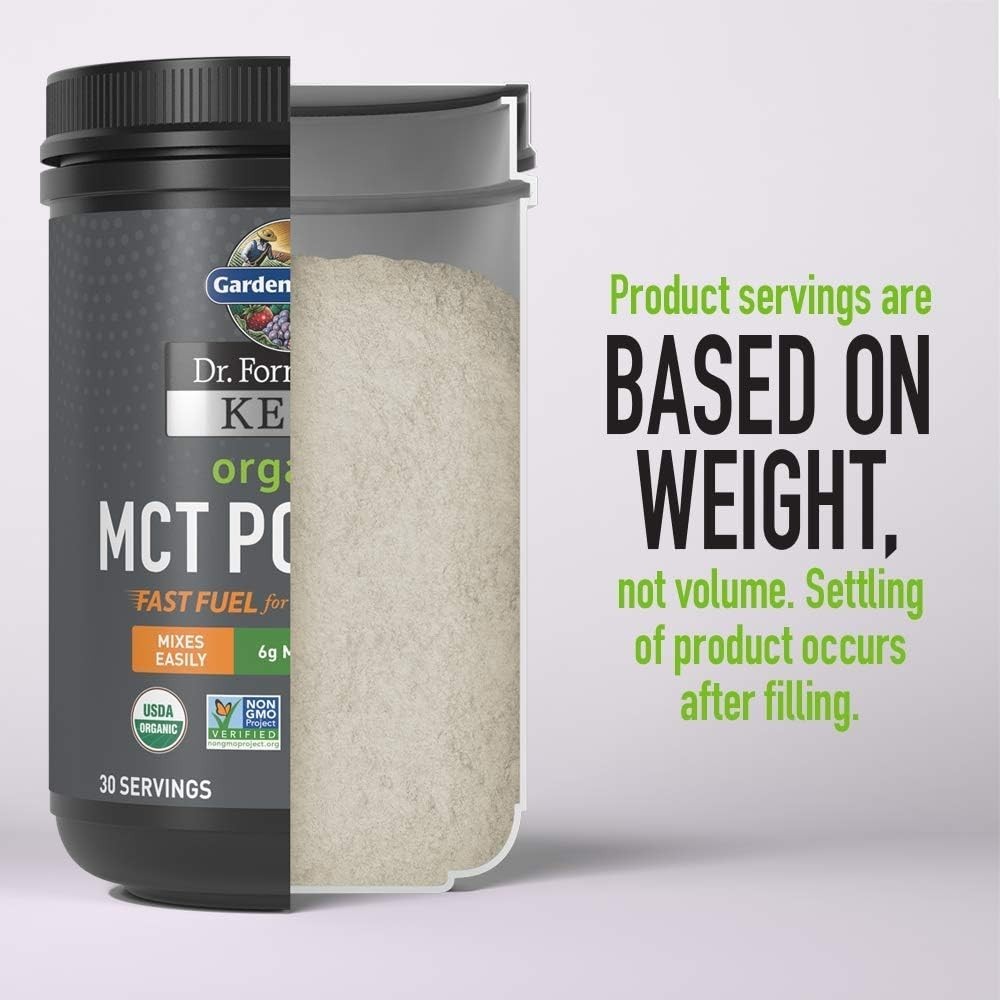 Dr. Formulated Organic Keto MCT Powder 30 Servings Coconut-Based