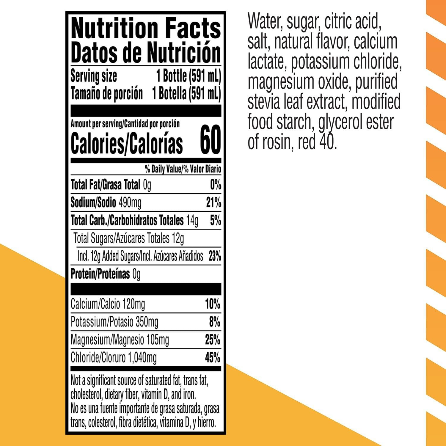 Gatorlyte Rapid Rehydration Electrolyte Drink Watermelon 20oz 12 Pack