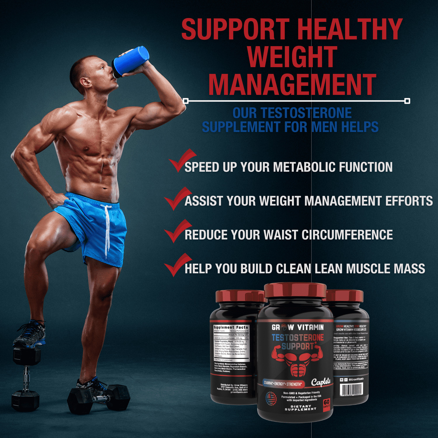 Prime Labs / Grow Vitamin – Original Men’s Test Booster