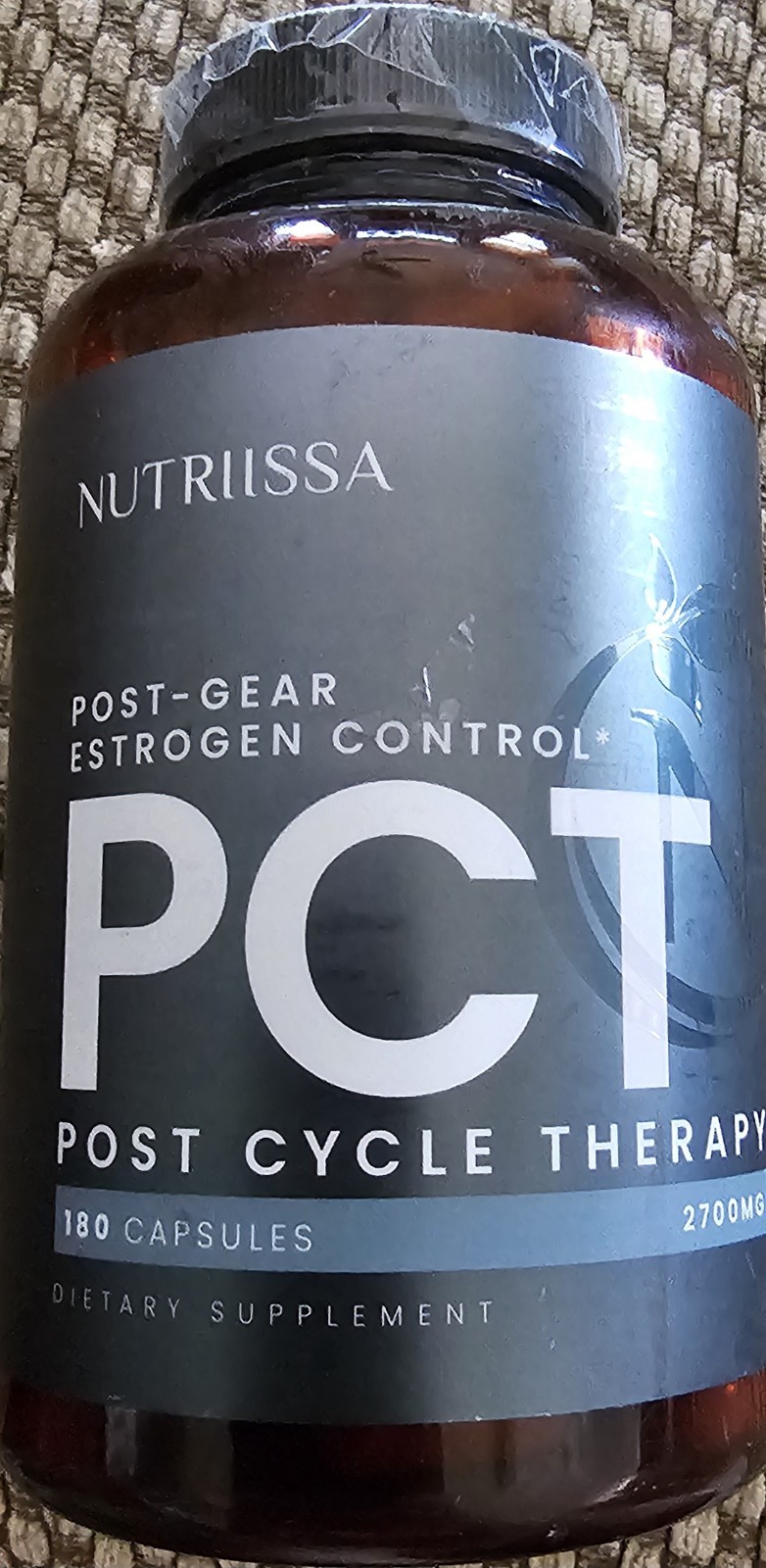 Nutriissa PCT Post Cycle Therapy Estrogen Control 2700mg 180 Caps Exp 10/2026