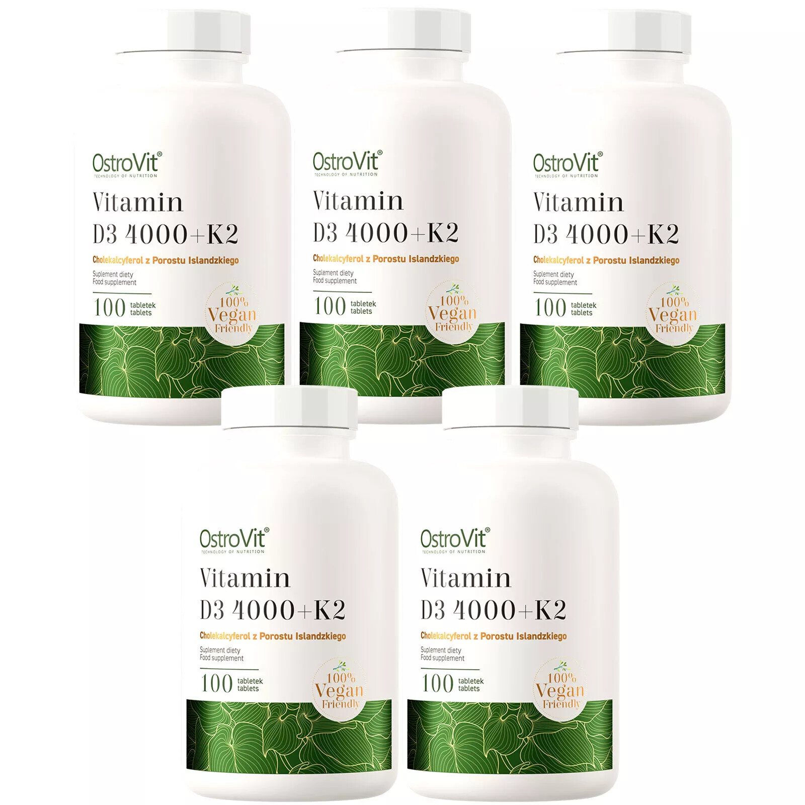 VITAMIN D3 4000+K2 – 100-800 T. – supports the immune system and muscle function