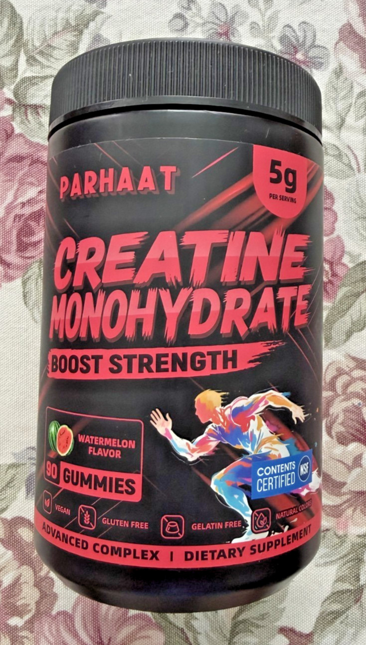 Parhaat NSF Certified Creatine Gummy – Creatine Monohydrate Gummies 5g