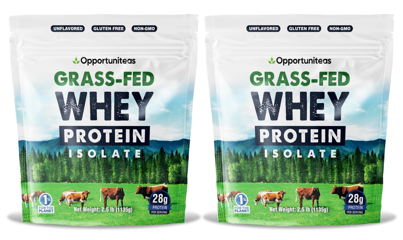 Opportuniteas Grass Fed Whey Isolate Protein Powder – Unflavored 28g Protein …