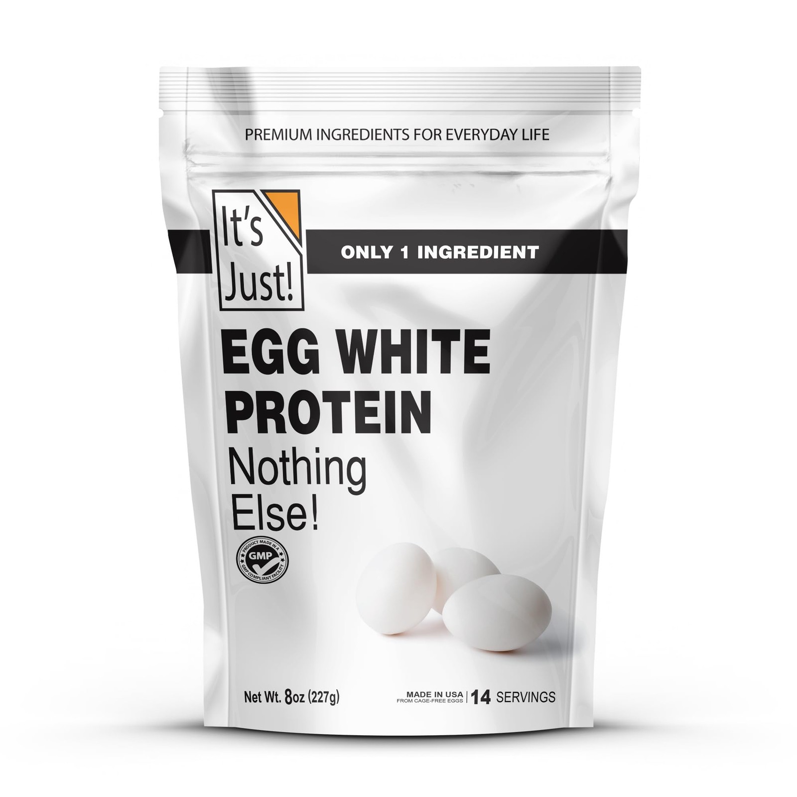 It’s Just! – Egg White Protein Powder, Made in USA from 8 Ounce (Pack of 1)